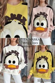 Bluzy bez kaptura damskie (uniwersalny/10szt)