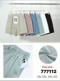 PLUS_Szorty jeans damskie (2-5XL/12szt)