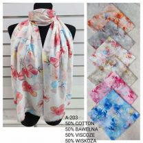 Szaliki damskie (uniwersalny/12szt)