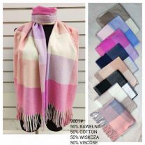 Szaliki damskie (uniwersalny/12szt)