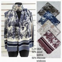 Szaliki damskie (uniwersalny/12szt)