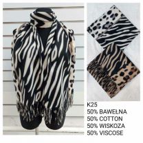 Szaliki damskie (uniwersalny/12szt)