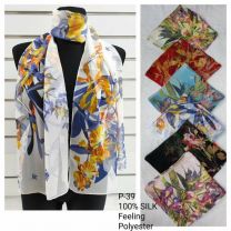 Szaliki damskie (uniwersalny/12szt)