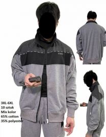 Bluzy bez kaptura męskie (3-6XL/10szt)