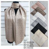 Szaliki damskie (uniwersalny/12szt)