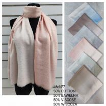 Szaliki damskie (uniwersalny/12szt)