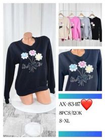 Bluzy bez kaptura damskie (S-XL/8szt)