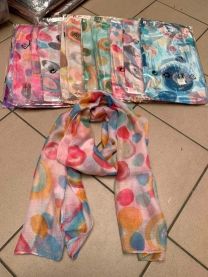 Szaliki damskie (uniwersalny/12szt)