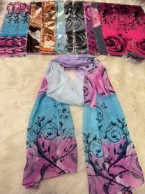 Szaliki damskie (uniwersalny/12szt)