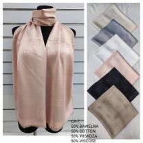 Szaliki damskie (uniwersalny/12szt)