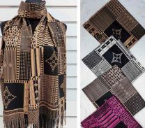 Szaliki damskie (uniwersalny/12szt)