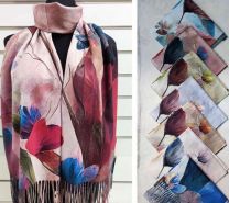 Szaliki damskie (uniwersalny/12szt)