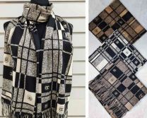 Szaliki damskie (uniwersalny/12szt)