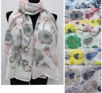 Szaliki damskie (uniwersalny/12szt)