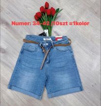 spodenki jeans damskie (34-42/10szt)