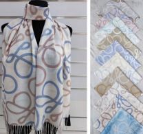 Szaliki damskie (uniwersalny/12szt)