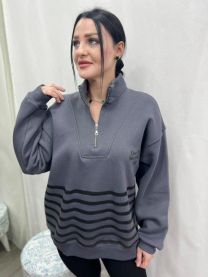 Bluzy bez kaptura damskie (2-5XL/4szt)