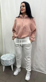 Bluzy bez kaptura damskie (S-XL/4szt)