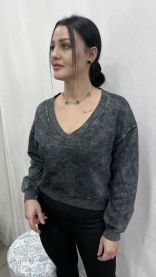 Bluzy bez kaptura damskie (S-XL/4szt)