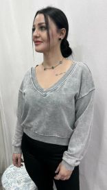 Bluzy bez kaptura damskie (S-XL/4szt)