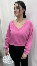 Bluzy bez kaptura damskie (S-XL/4szt)