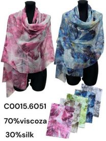 Szaliki damskie (uniwersalny/12szt)