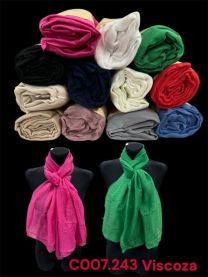 Szaliki damskie (uniwersalny/12szt)