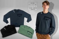 Bluzy bez kaptura męskie (M-2XL/12szt)