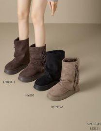 Botki na płaskim  (36-41/12P)