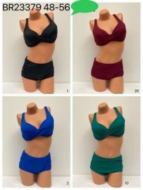 Strój kąpielowy dwuczęściowy damskie (48-56/5kpt)