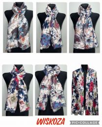 Szaliki damskie (uniwersalny/12szt)