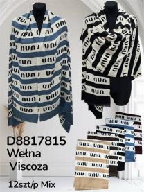 Szaliki damskie (uniwersalny/12szt)