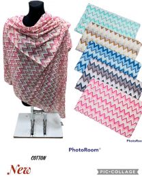 Szaliki damskie (uniwersalny/12szt)