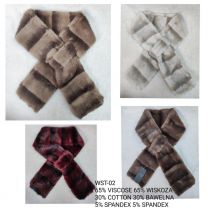 Szaliki damskie (uniwersalny/12szt)