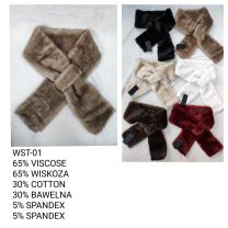 Szaliki damskie (uniwersalny/12szt)