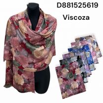 Szaliki damskie (uniwersalny/12szt)