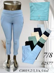 Spodnie damskie 7/8 (2-6XL/12szt)
