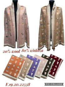 Szaliki damskie (uniwersalny/12szt)