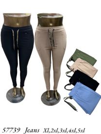 Spodnie elastyczny (XL-5XL/12szt)