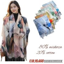 Szaliki damskie (uniwersalny/12szt)