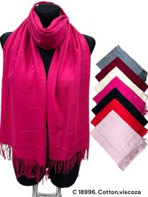 Szaliki damskie (uniwersalny/12szt)