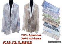 Szaliki damskie (uniwersalny/12szt)