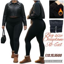 PLUS_Spodnie legginsy damskie (XL-6XL /12szt)