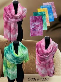 Szaliki damskie (uniwersalny/12szt)