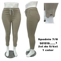 Spodnie damskie7/8 (2-6XL/12szt)