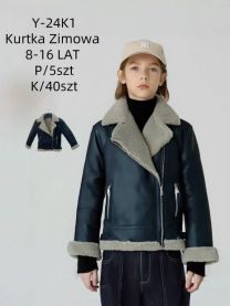 Kurtka ekoskóry dzieci (8-16LAT/5szt)