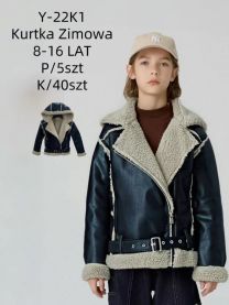 Kurtka ekoskóry dzieci (8-16LAT/5szt)