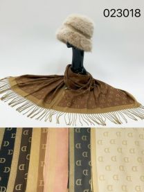 Szaliki damskie (uniwersalny/12szt)