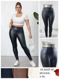 Spodnie ekoskóra damskie (2-5XL /12szt)