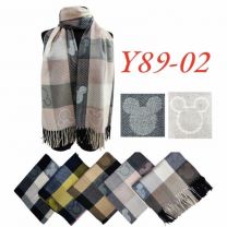 Szaliki damskie (uniwersalny/12szt)